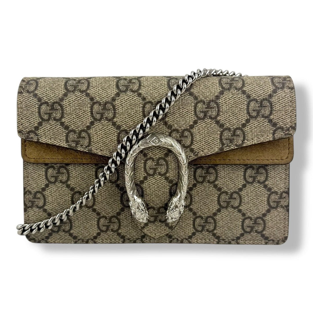 Gucci GG Dionysus Beige Super Mini Handbag - Lux Central
