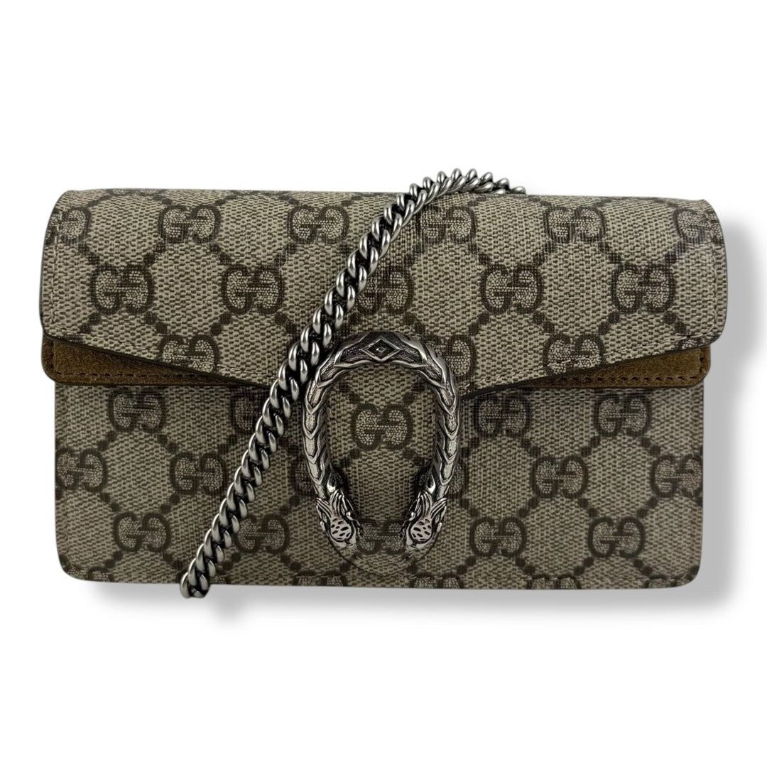 Gucci GG Dionysus Beige Super Mini Handbag - Lux Central