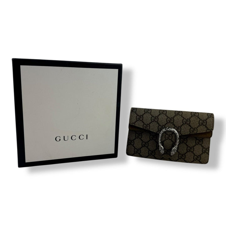 Gucci GG Dionysus Beige Super Mini Handbag - Lux Central