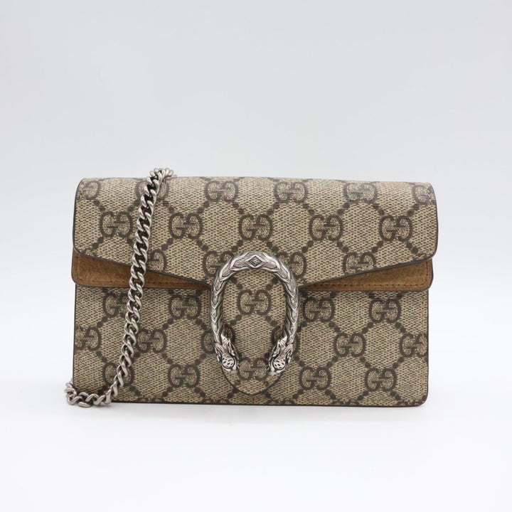 Gucci GG Dionysus Beige Super Mini Handbag - Lux Central