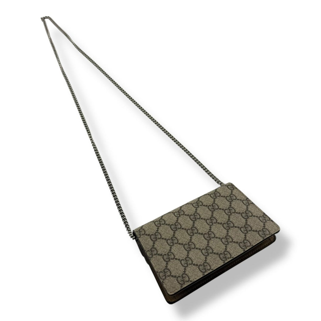 Gucci GG Dionysus Beige Super Mini Handbag - Lux Central