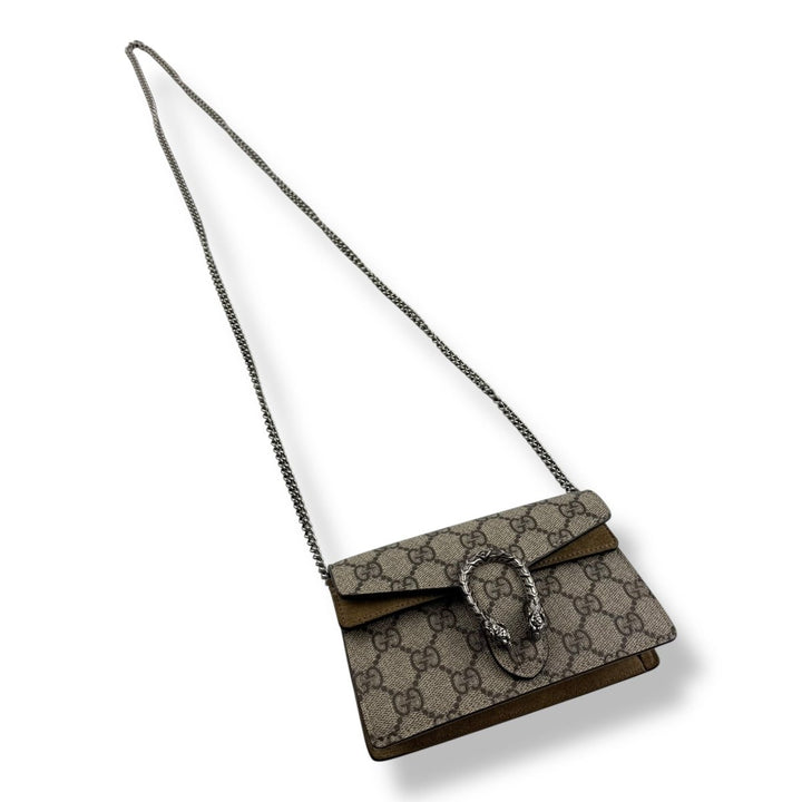 Gucci GG Dionysus Beige Super Mini Handbag - Lux Central