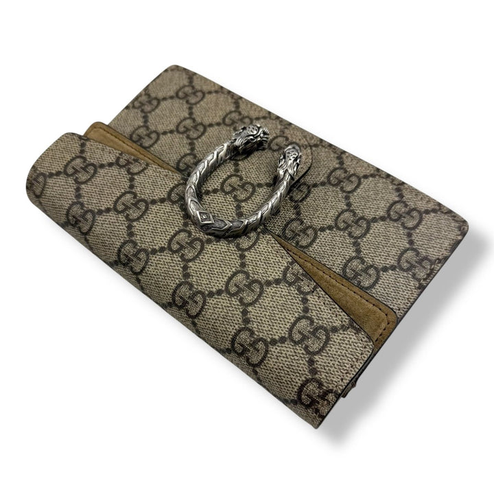 Gucci GG Dionysus Beige Super Mini Handbag - Lux Central