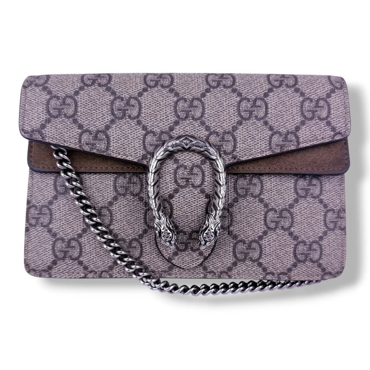 Gucci GG Dionysus Beige Super Mini Handbag - Lux Central