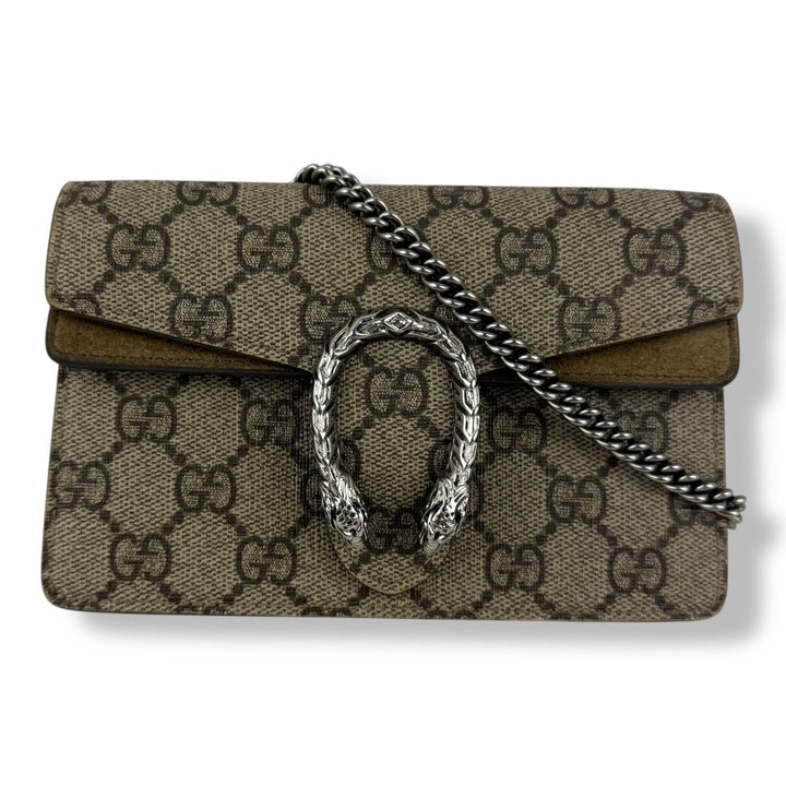 Gucci GG Dionysus Beige Super Mini Handbag - Lux Central