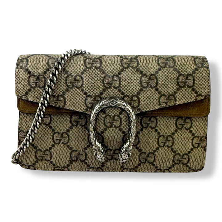 Gucci GG Dionysus Beige Super Mini Handbag - Lux Central