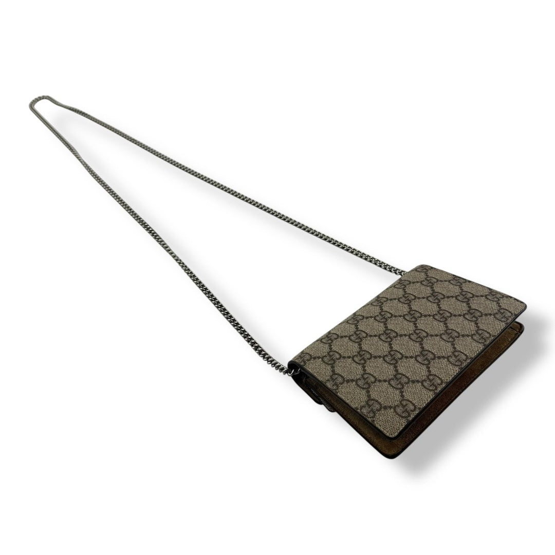 Gucci GG Dionysus Beige Super Mini Handbag - Lux Central