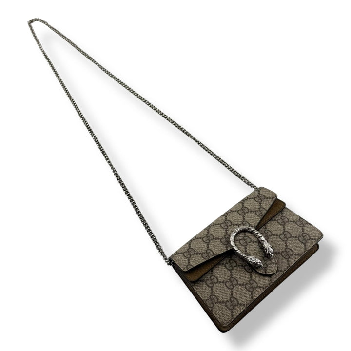 Gucci GG Dionysus Beige Super Mini Handbag - Lux Central