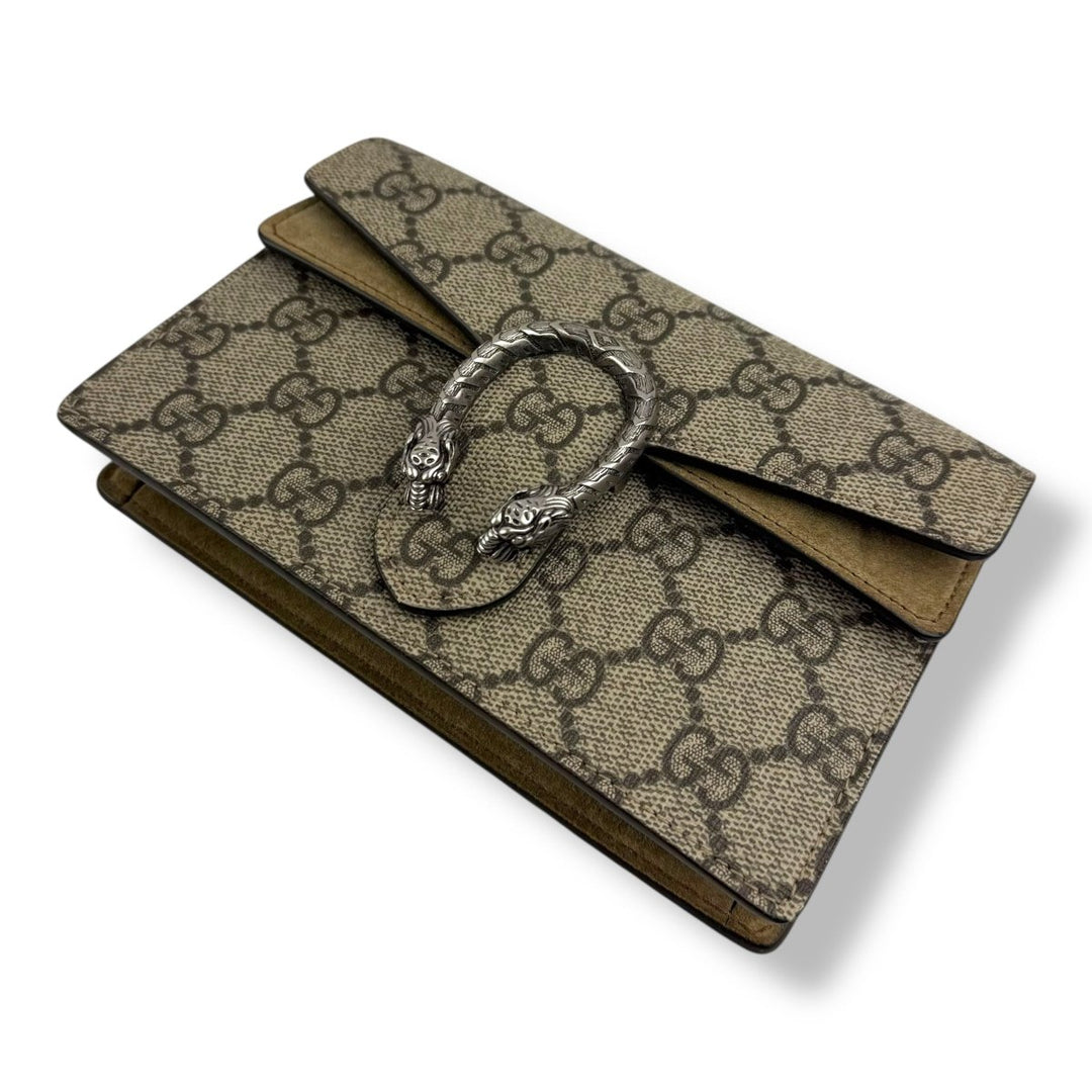 Gucci GG Dionysus Beige Super Mini Handbag - Lux Central