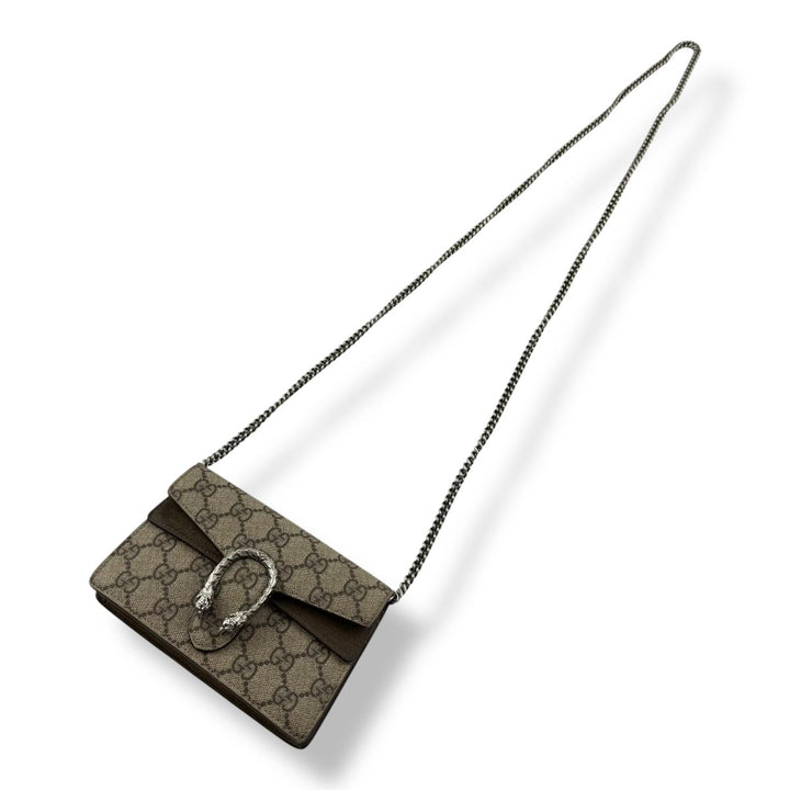 Gucci GG Dionysus Beige Super Mini Handbag - Lux Central