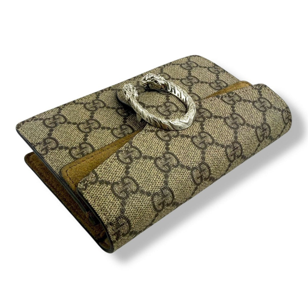 Gucci GG Dionysus Beige Super Mini Handbag - Lux Central