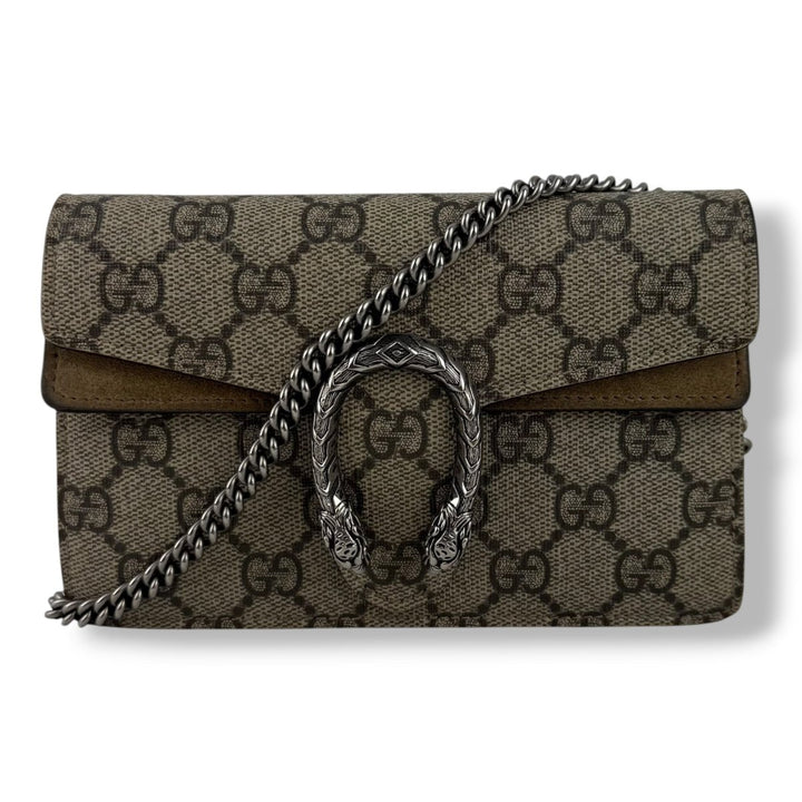 Gucci GG Dionysus Beige Super Mini Handbag - Lux Central