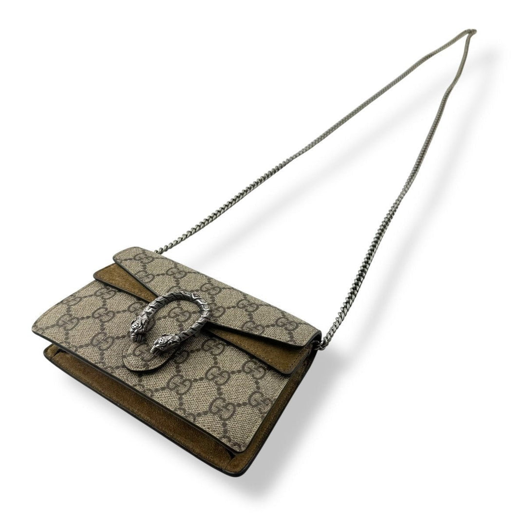 Gucci GG Dionysus Beige Super Mini Handbag - Lux Central