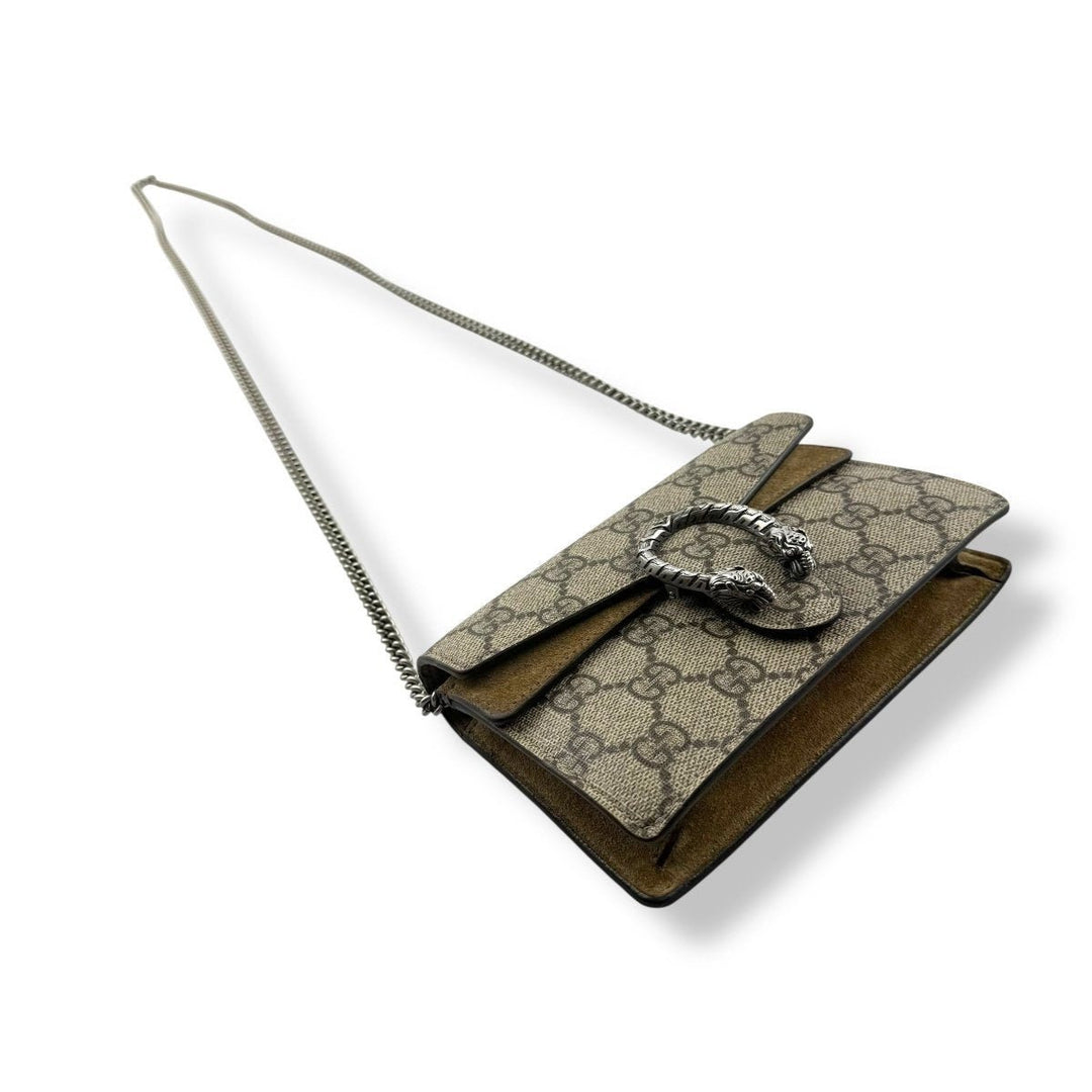 Gucci GG Dionysus Beige Super Mini Handbag - Lux Central