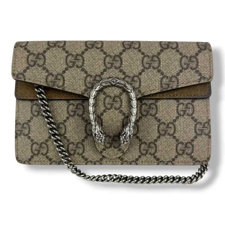 Gucci GG Dionysus Beige Super Mini Handbag - Lux Central