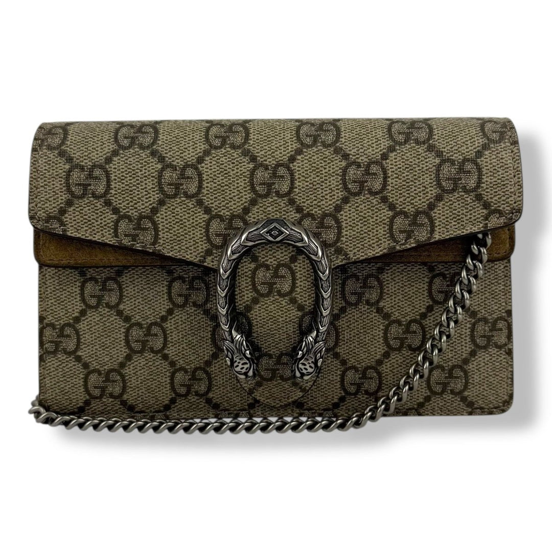 Gucci GG Dionysus Beige Super Mini Handbag - Lux Central
