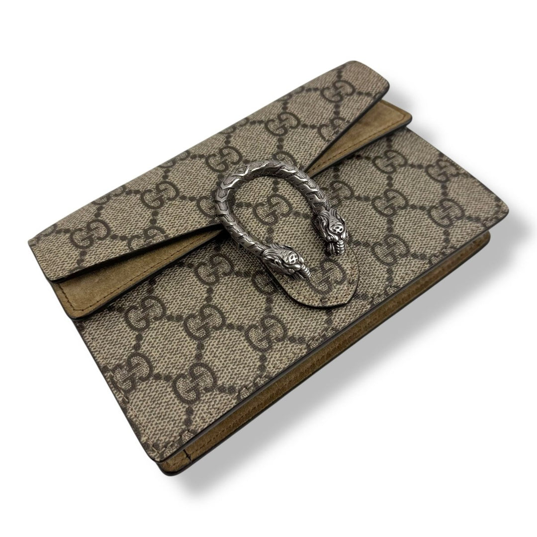 Gucci GG Dionysus Beige Super Mini Handbag - Lux Central