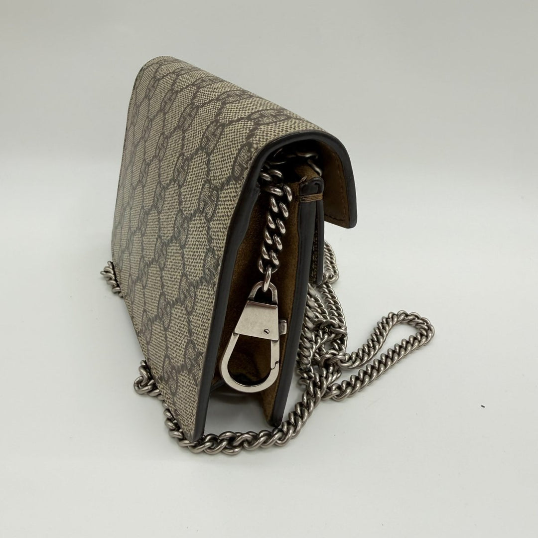Gucci GG Dionysus Beige Super Mini Handbag - Lux Central
