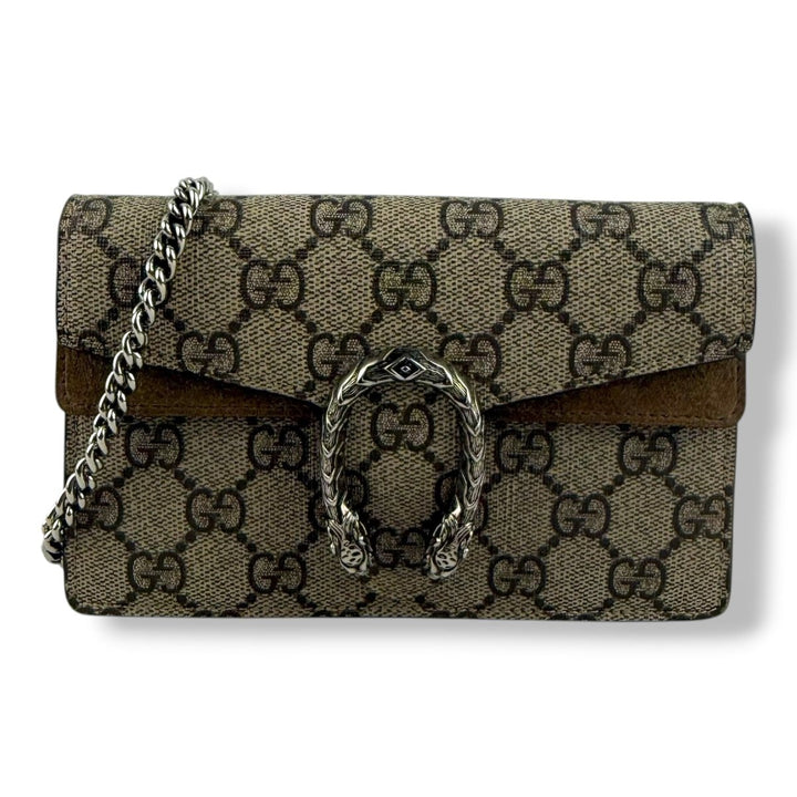 Gucci GG Dionysus Beige Super Mini Handbag - Lux Central