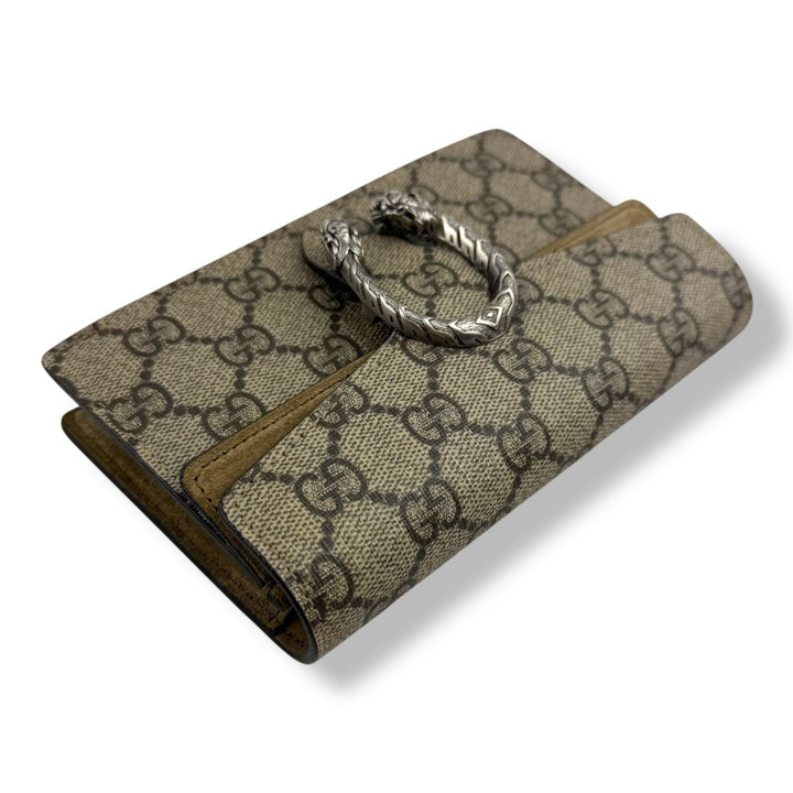 Gucci GG Dionysus Beige Super Mini Handbag - Lux Central