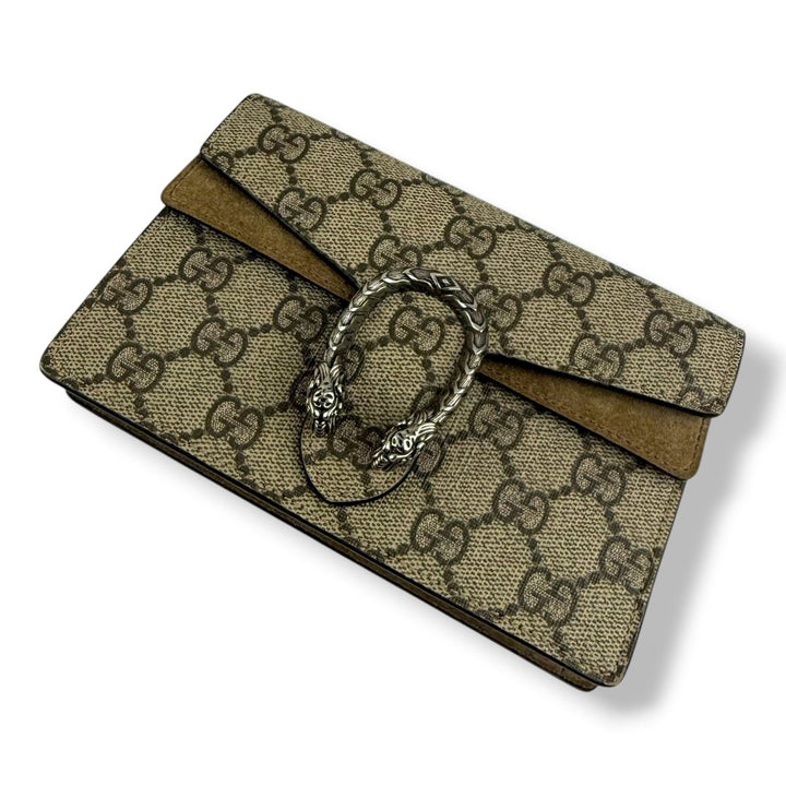 Gucci GG Dionysus Beige Super Mini Handbag - Lux Central