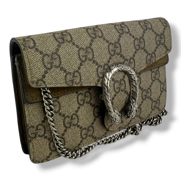 Gucci GG Dionysus Beige Super Mini Handbag - Lux Central