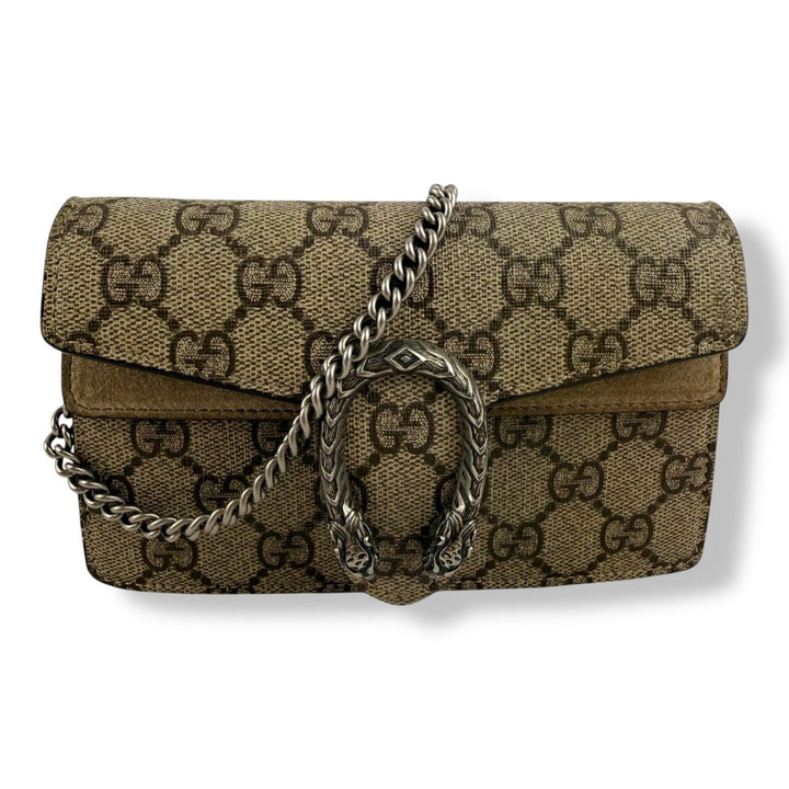 Gucci GG Dionysus Beige Super Mini Handbag - Lux Central