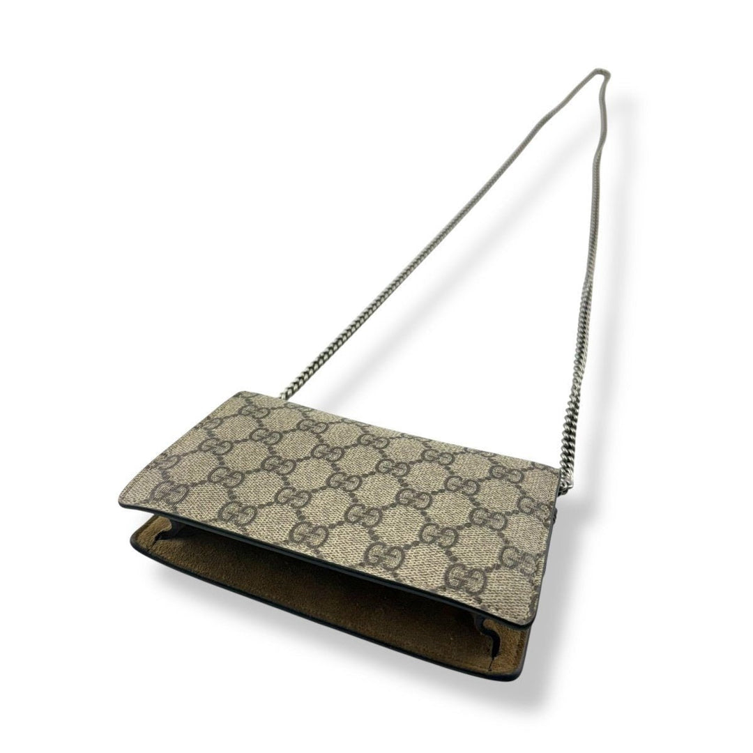 Gucci GG Dionysus Beige Super Mini Handbag - Lux Central