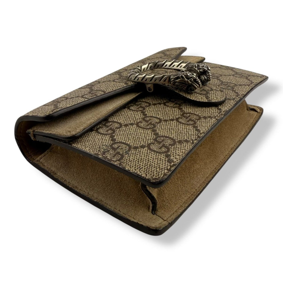 Gucci GG Dionysus Beige Super Mini Handbag - Lux Central
