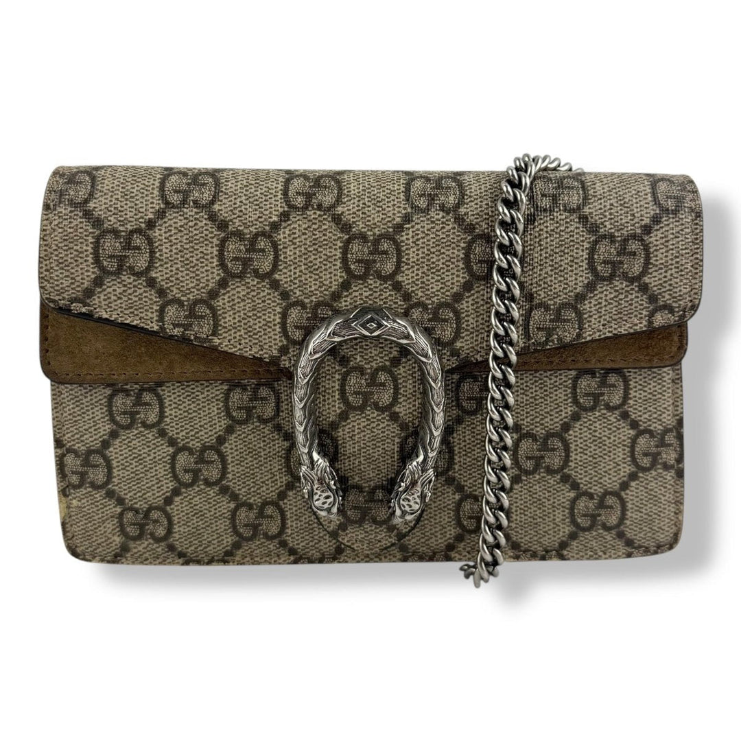 Gucci GG Dionysus Beige Super Mini Handbag - Lux Central