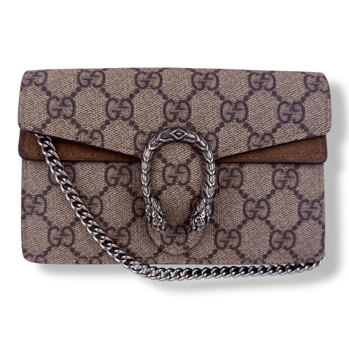Gucci GG Dionysus Beige Super Mini Handbag - Lux Central