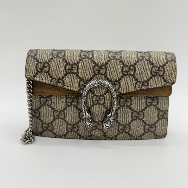 Gucci GG Dionysus Beige Super Mini Handbag - Lux Central