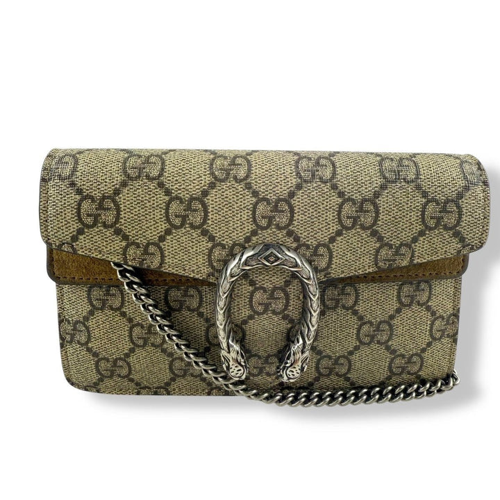 Gucci GG Dionysus Beige Super Mini Handbag - Lux Central