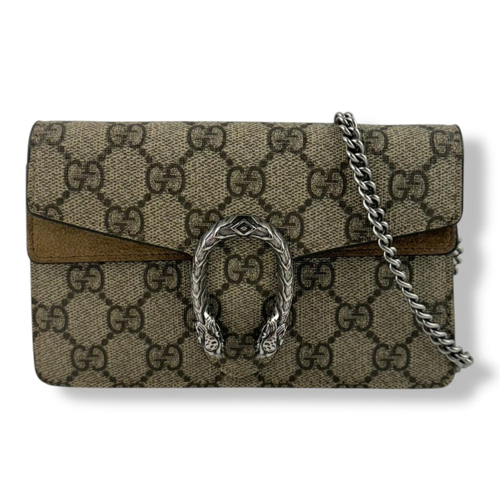Gucci GG Dionysus Beige Super Mini Handbag - Lux Central