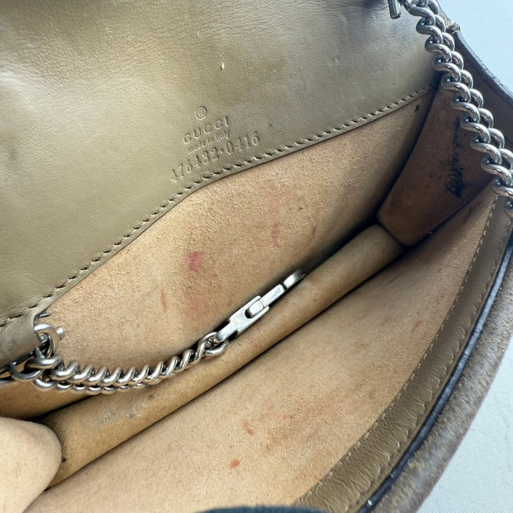 Gucci GG Dionysus Beige Super Mini Handbag - Lux Central