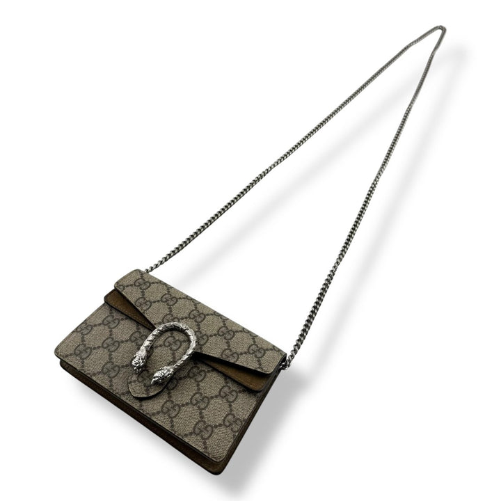 Gucci GG Dionysus Beige Super Mini Handbag - Lux Central
