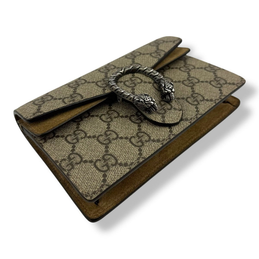 Gucci GG Dionysus Beige Super Mini Handbag - Lux Central