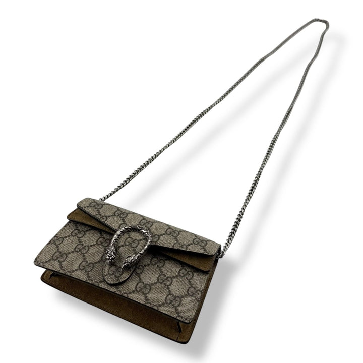 Gucci GG Dionysus Beige Super Mini Handbag - Lux Central