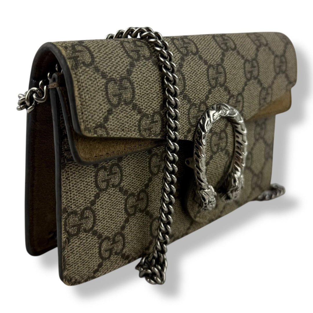 Gucci GG Dionysus Beige Super Mini Handbag - Lux Central