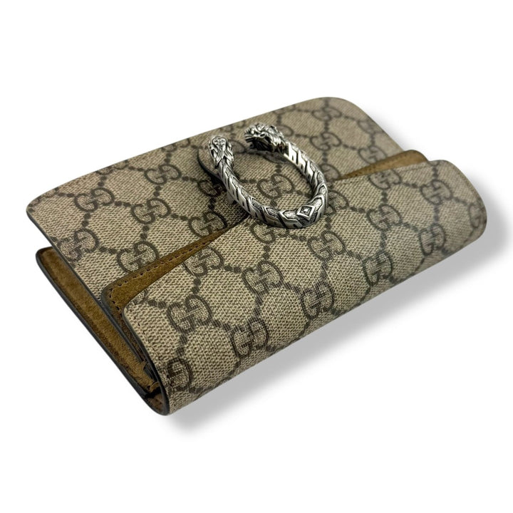 Gucci GG Dionysus Beige Super Mini Handbag - Lux Central
