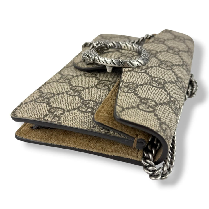 Gucci GG Dionysus Beige Super Mini Handbag - Lux Central