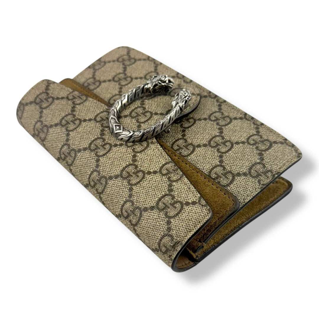 Gucci GG Dionysus Beige Super Mini Handbag - Lux Central