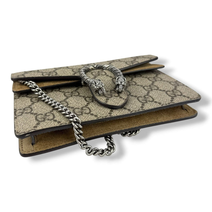 Gucci GG Dionysus Beige Super Mini Handbag - Lux Central