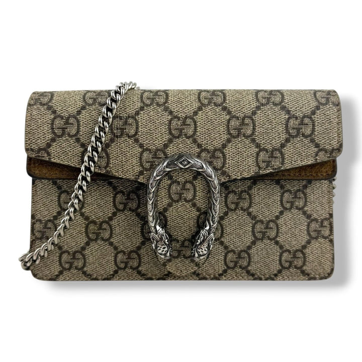Gucci GG Dionysus Beige Super Mini Handbag - Lux Central