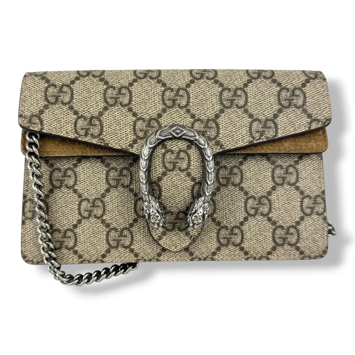 Gucci GG Dionysus Beige Super Mini Handbag - Lux Central
