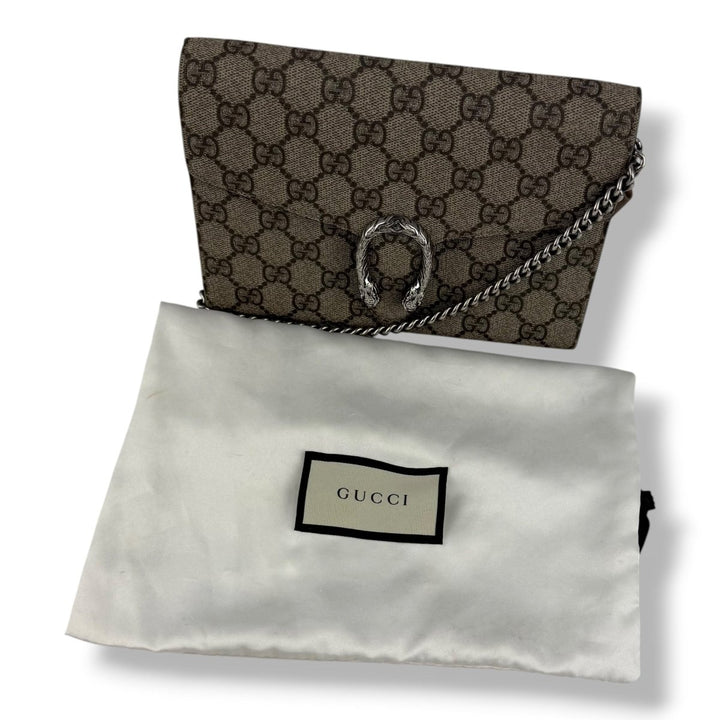 Gucci GG Dionysus Beige Wallet on chain Handbag - Lux Central