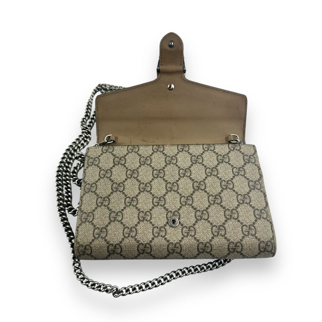 Gucci GG Dionysus Beige Wallet On Chain Handbag - Lux Central