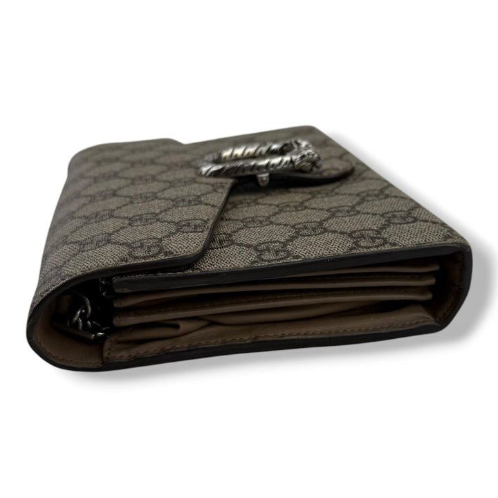 Gucci GG Dionysus Beige Wallet on chain Handbag - Lux Central