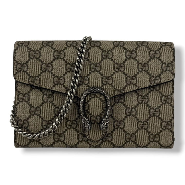 Gucci GG Dionysus Beige Wallet on chain Handbag - Lux Central