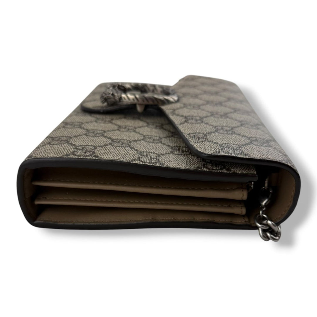 Gucci GG Dionysus Beige Wallet on chain Handbag - Lux Central